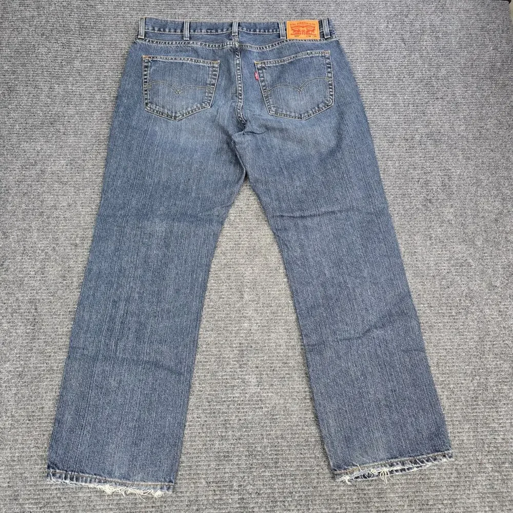 Levi's 559 Relaxed Straight Jeans Men's 38x30 Blue Medium Wash Denim